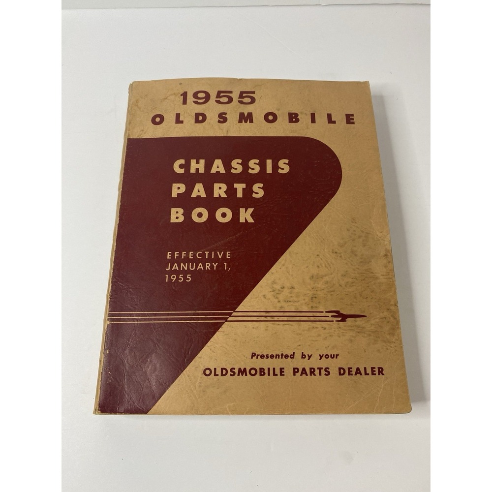1955 Oldsmobile Chassis Master Parts List Book General Motors Catalog Original
